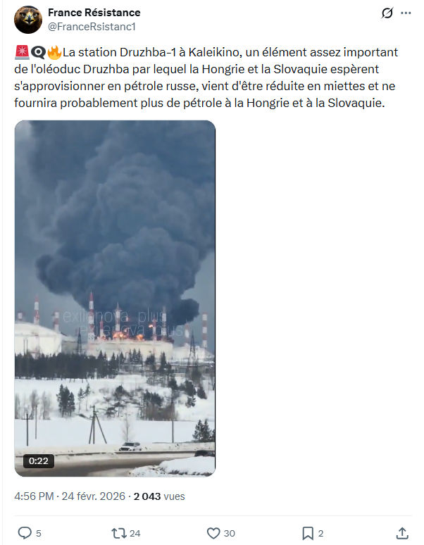 France Résistance: La station Druzhba-1 à Kaleikino...