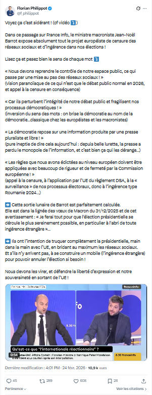 Florian Philippot: Voyez ça c’est sidérant...