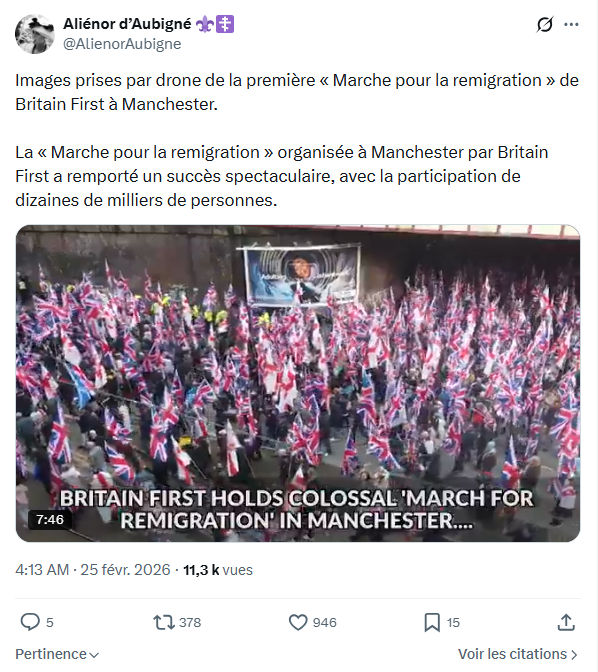 Aliénor d' Aubigné: Images prises par drone de la première...