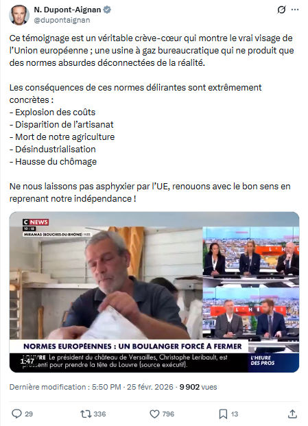 Nicolas Dupont-Aignan: Ce témoignage est un véritable crève-cœur...