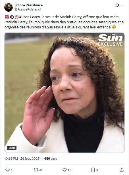 France Résistance: Alison Carey, la sœur de Mariah Carey...