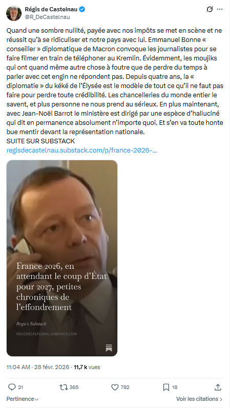 Régis de Castelnau: Quand une sombre nullité...