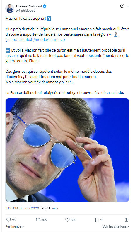Florian Philippot: Macron la catastrophe...