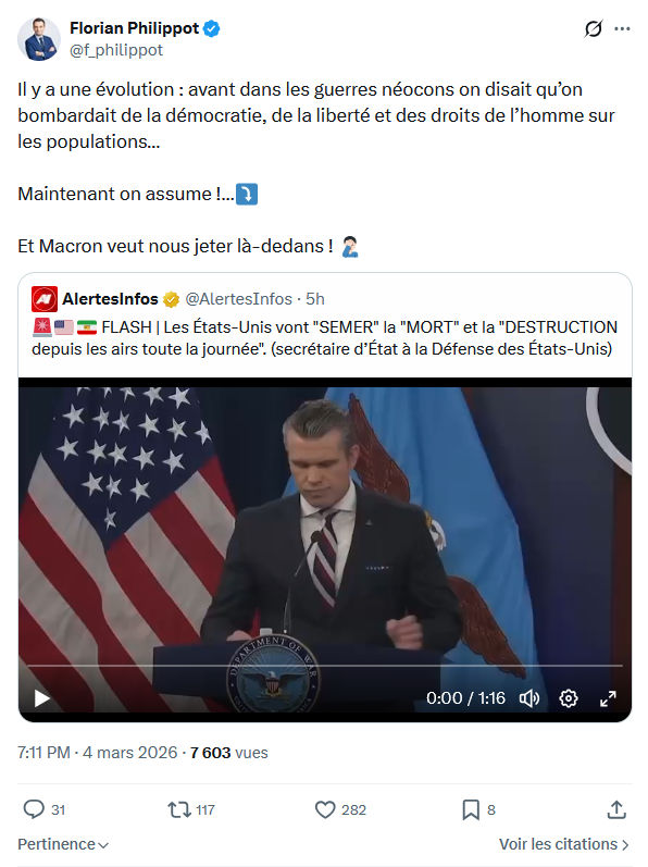 Florian Philippot: Il y a une évolution...