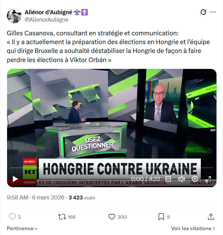 Aliénor d' Aubigné: Gilles Casanova, consultant en stratégie et communication...