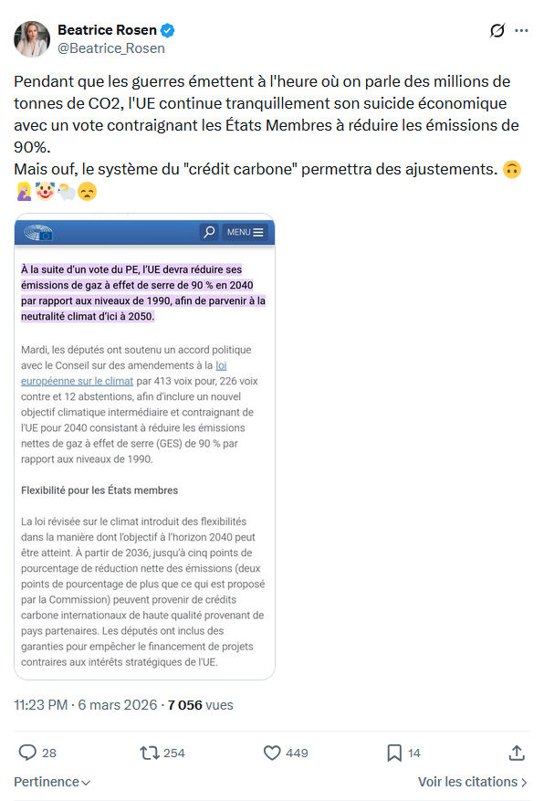 Béatrice Rosen: Pendant que les guerres émettent à l'heure...