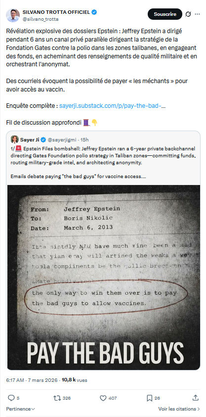 Silvano Trotta: Révélation explosive des dossiers Epstein...