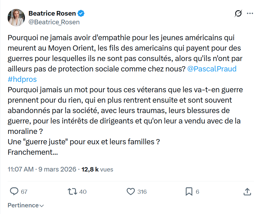 Béatrice Rosen: Pourquoi ne jamais avoir d'empathie...