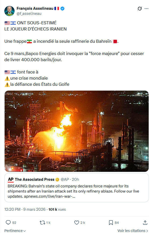 Francois Asselineau: ONT SOUS-ESTIMÉ LE JOUEUR D'ÉCHECS IRANIEN...