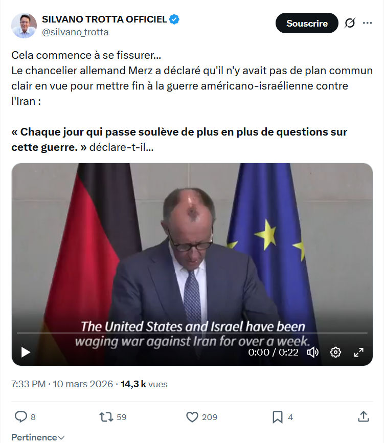 Silvano Trotta: Cela commence à se fissurer...