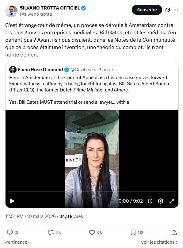 Silvano Trotta: C'est étrange tout de même...