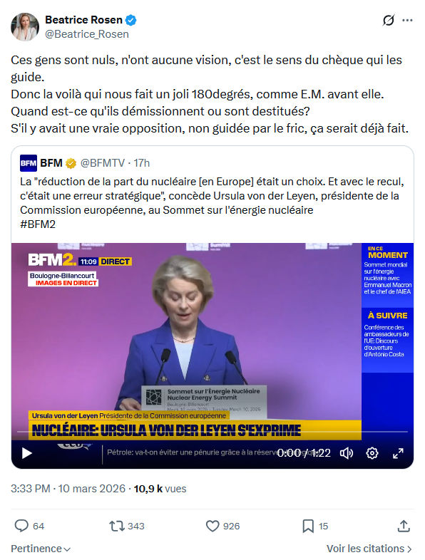 Béatrice Rosen: Ces gens sont nuls, n'ont aucune vision...