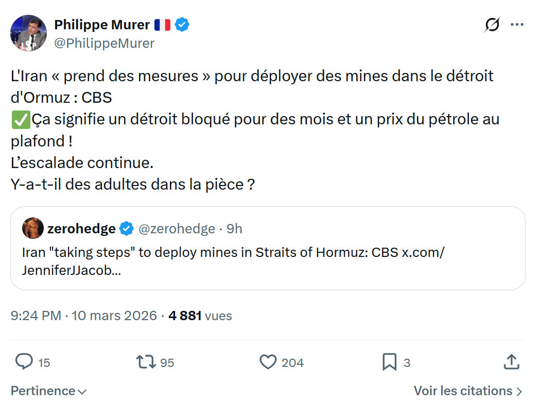 Philippe Murer: L'Iran « prend des mesures » pour déployer...