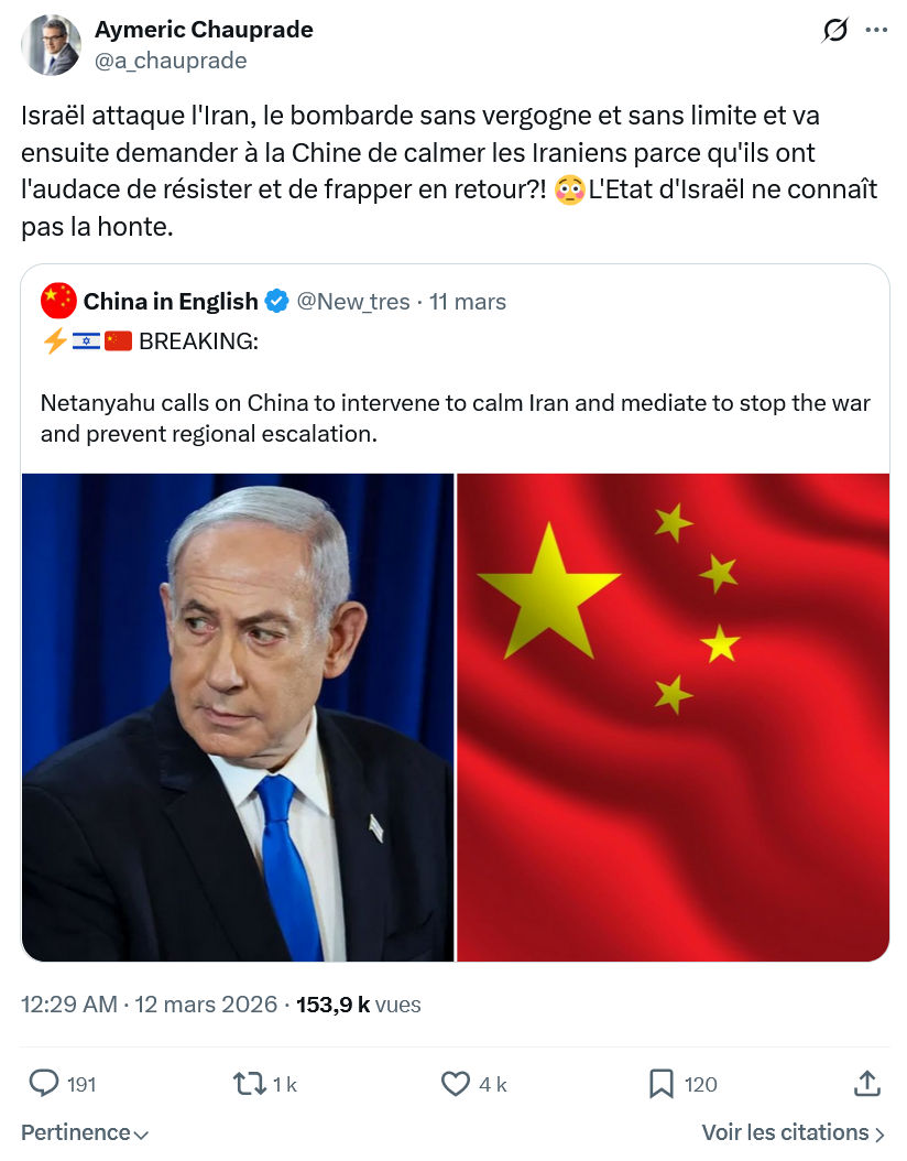 Aymeric Chauprad: Israël attaque l'Iran...