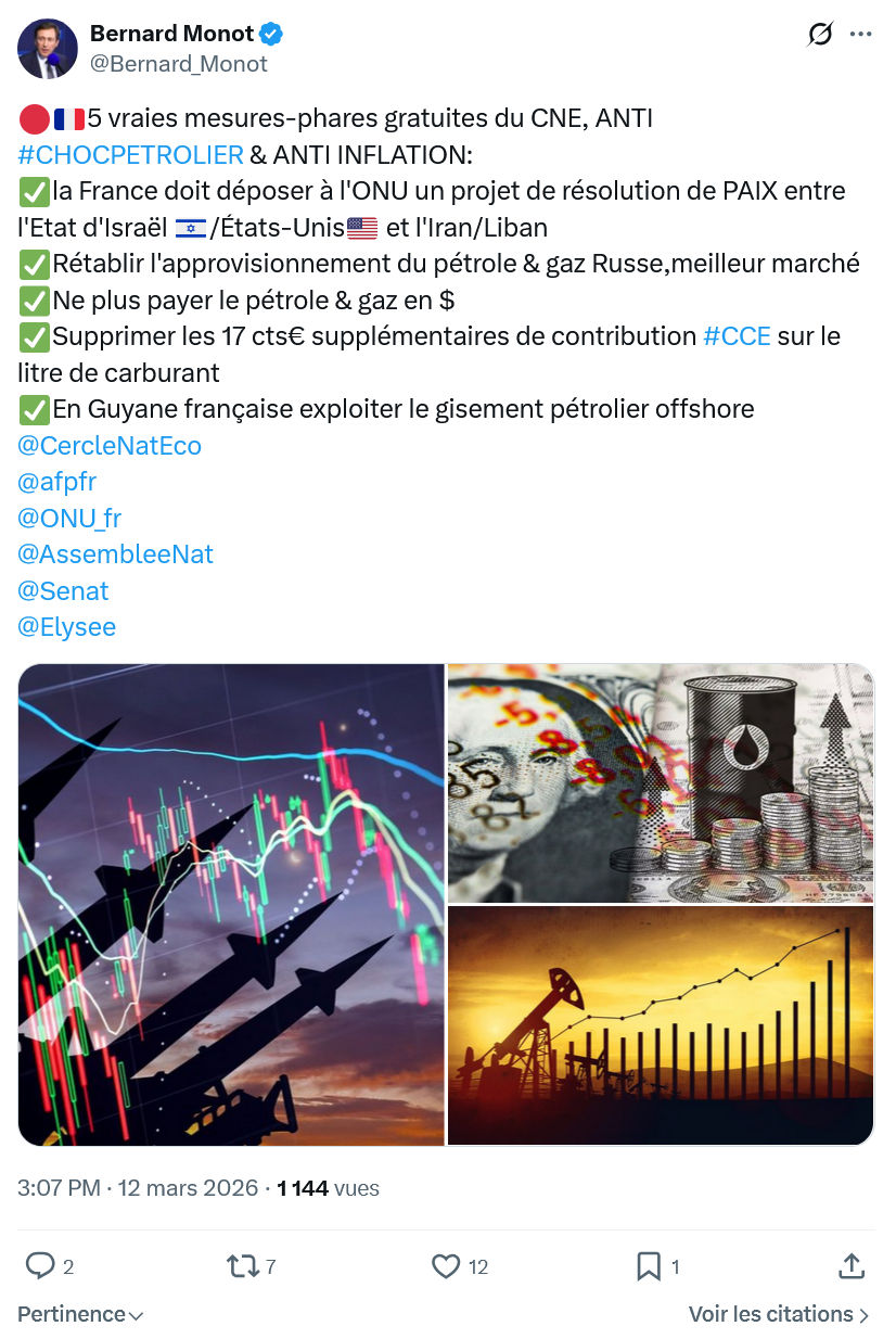 Bernard Monot: vraies mesures-phares gratuites...