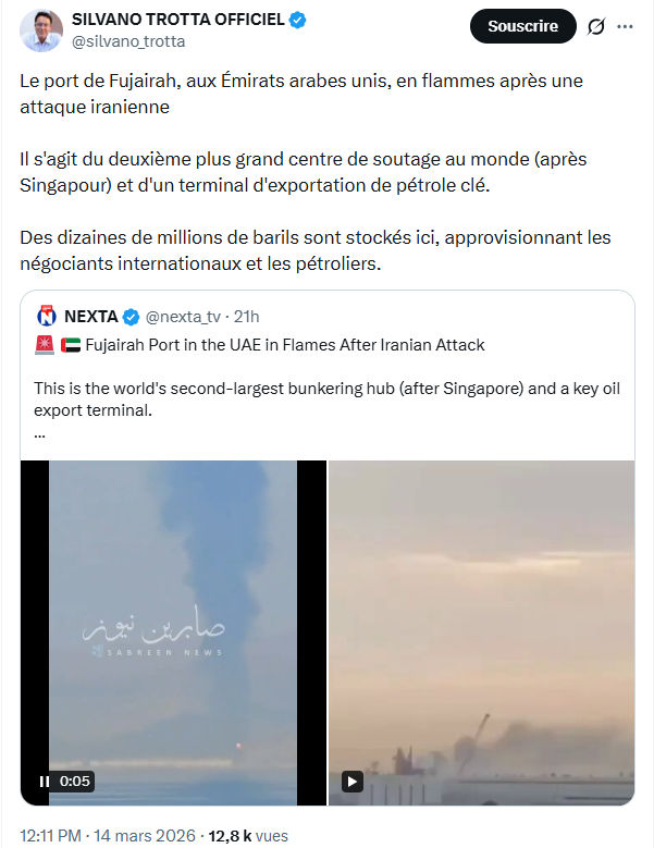 Silvano Trotta: Le port de Fujairah…