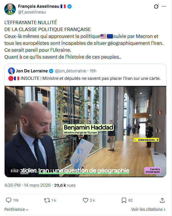 Francois Asselineau: L'EFFRAYANTE NULLITÉ DE LA CLASSE POLITIQUE FRANÇAISE…