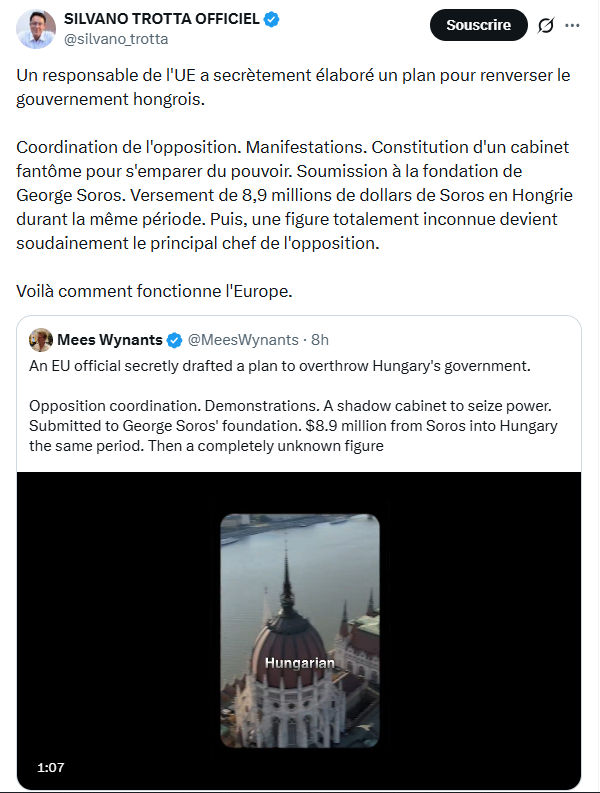 Silvano Trotta: Un responsable de l'UE a secrètement…