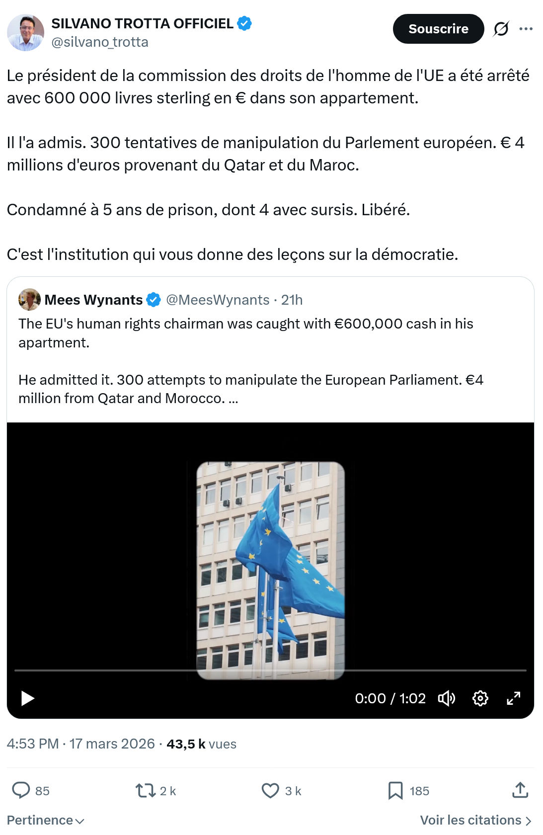Silvano Trotta: Le président de la commission des droits…