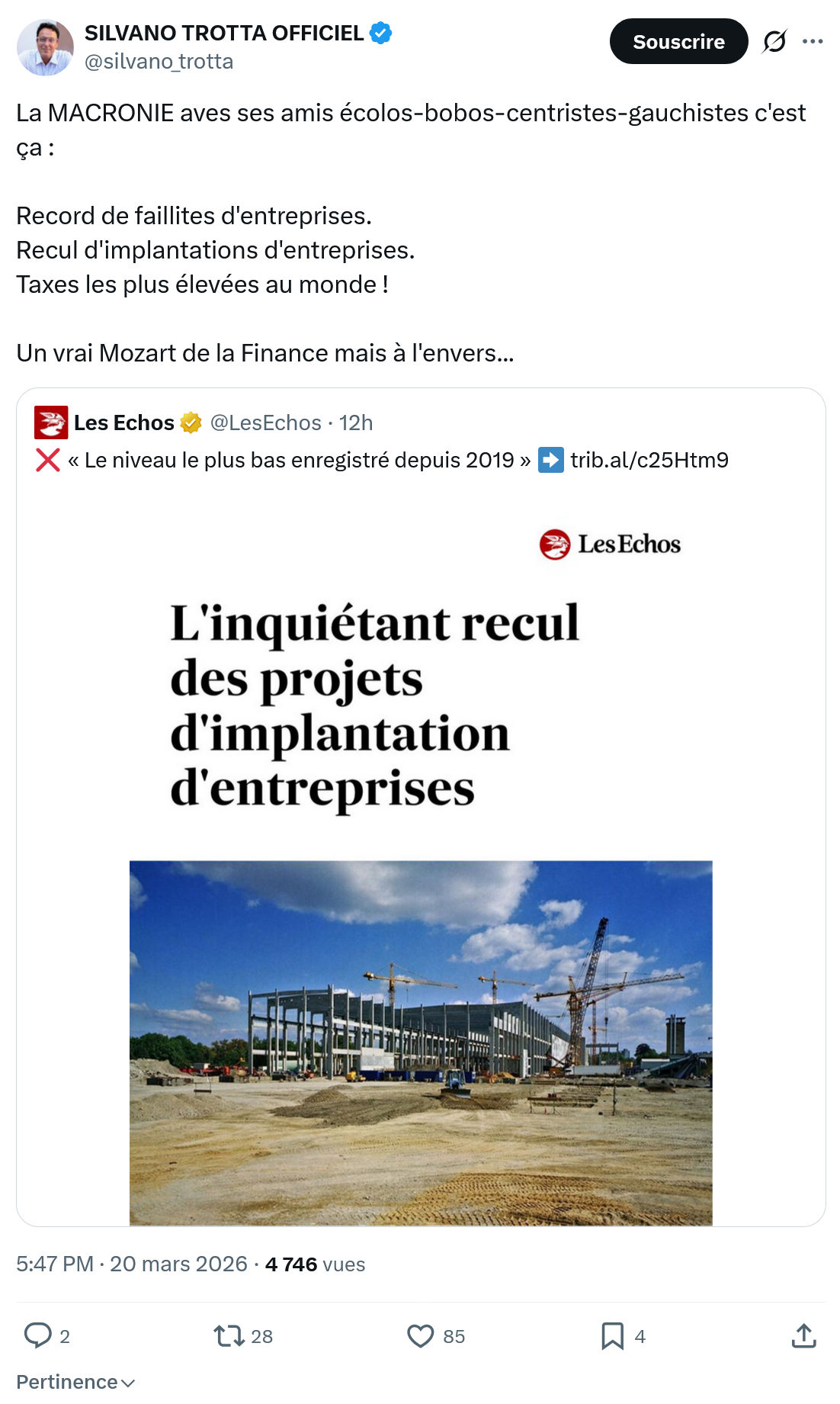 Silvano Trotta: La MACRONIE aves ses amis…