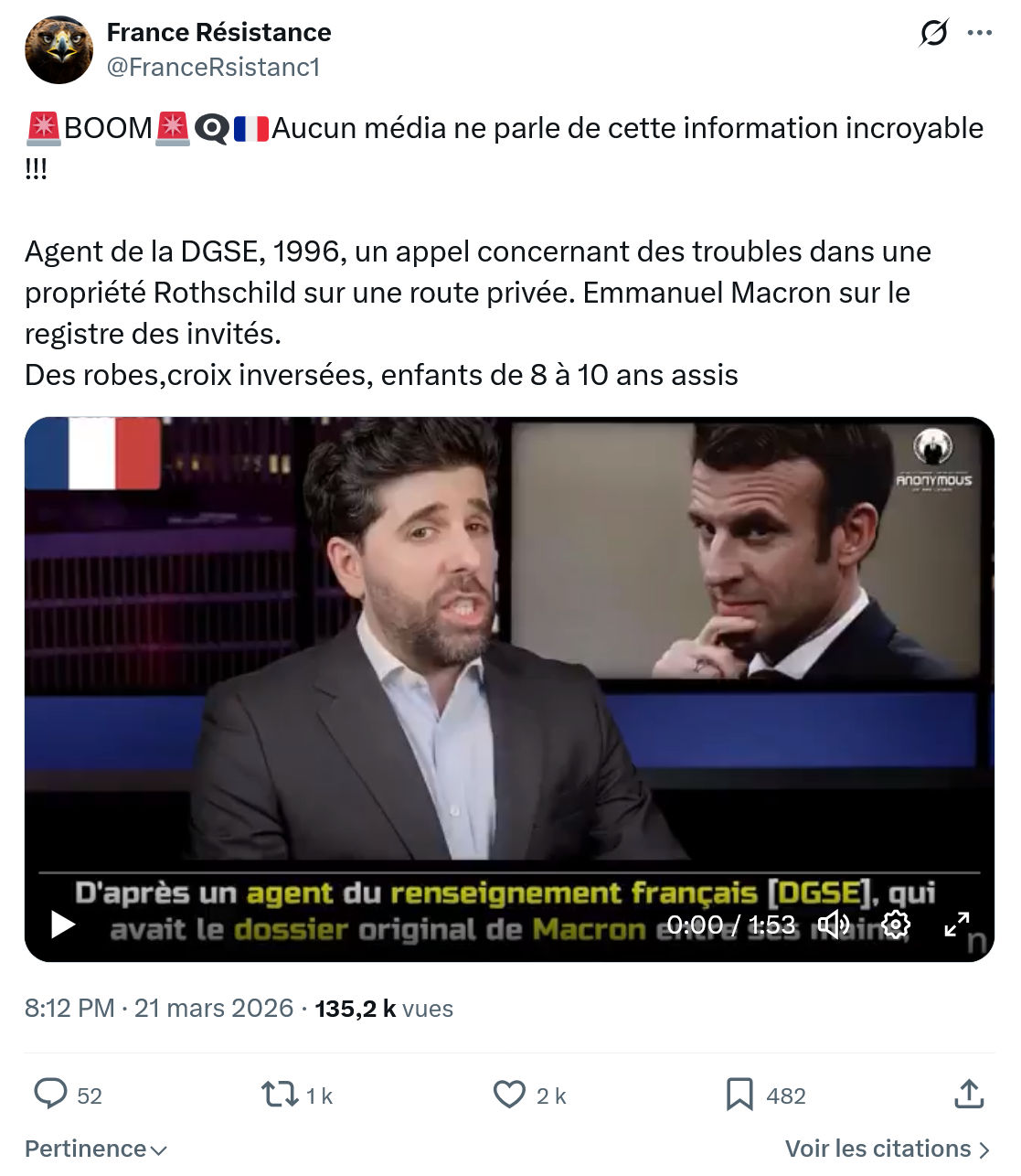 France Résistance: Aucun média ne parle de cette…