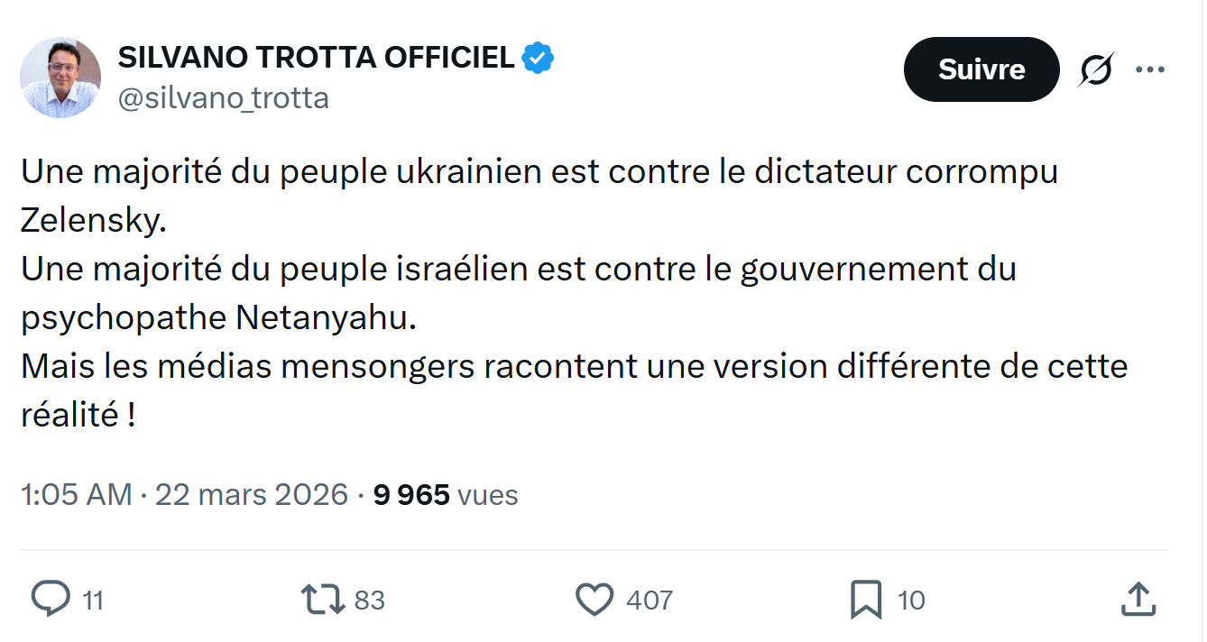 Silvano Trotta: Une majorité du peuple ukrainien…