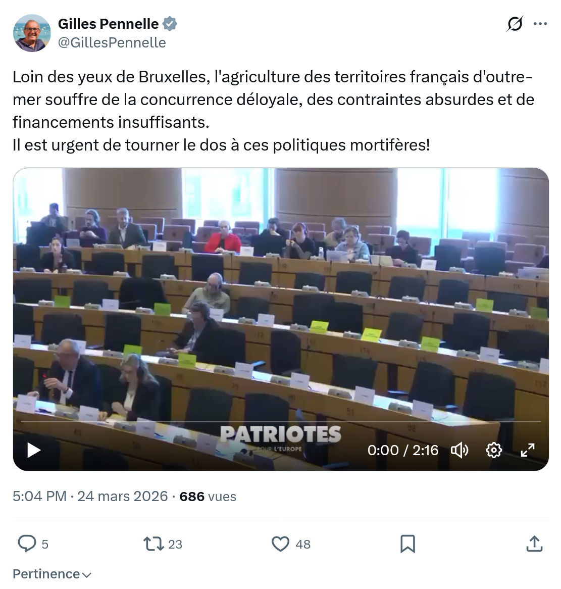 Gilles Pennelle: Loin des yeux de Bruxelles…
