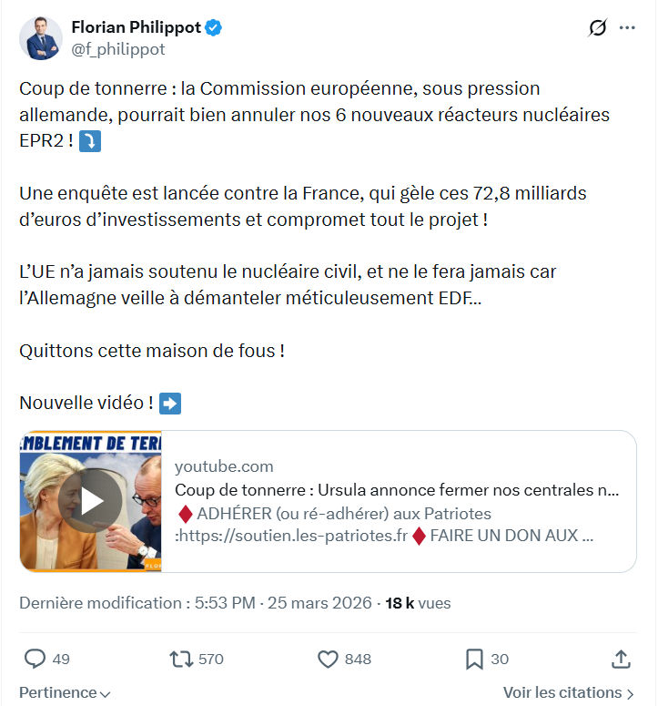 Florian Philippot: Coup de tonnerre…