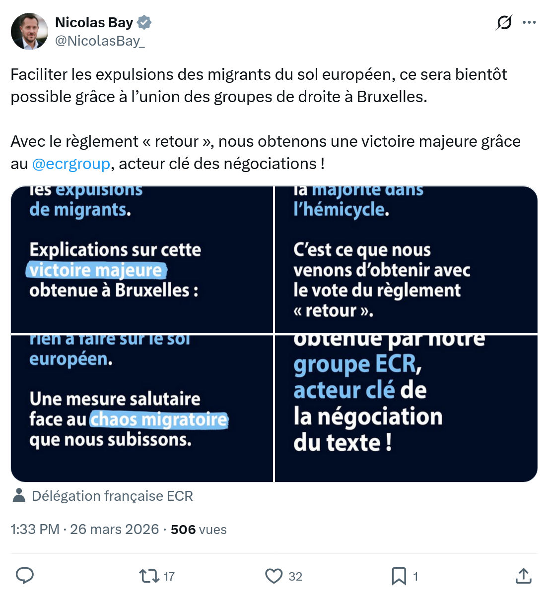 Nicolas Bay: Faciliter les expulsions des migrants…