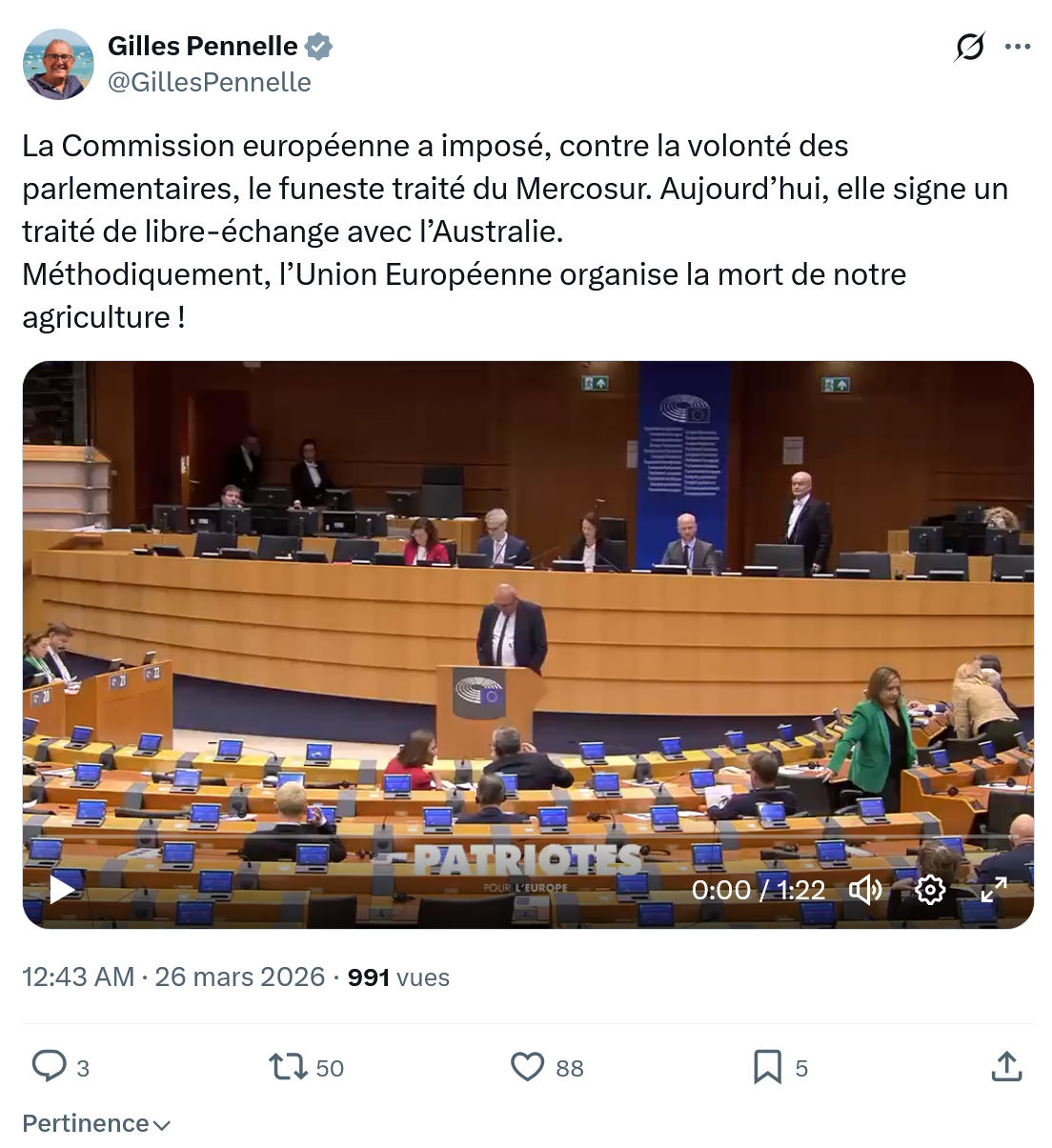 Gilles Pennelle: La Commission européenne a imposé…