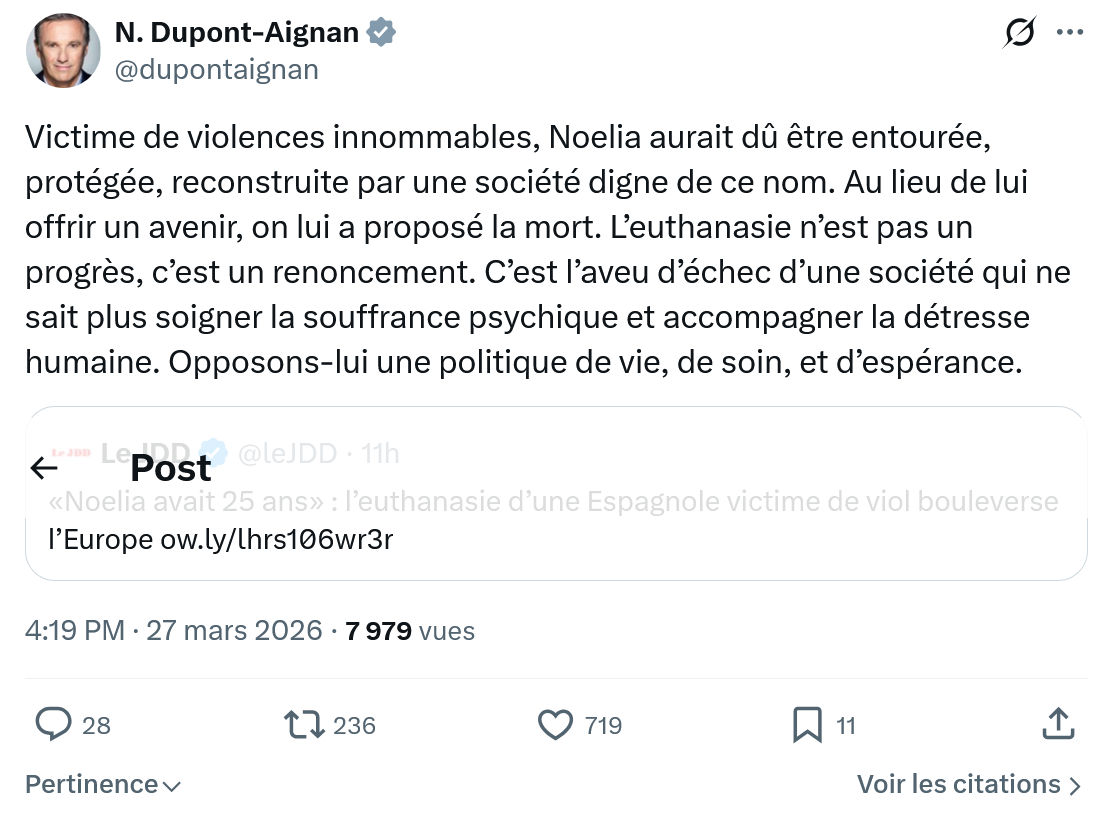 Nicolas Dupont-Aignan: Victime de violences innommables…