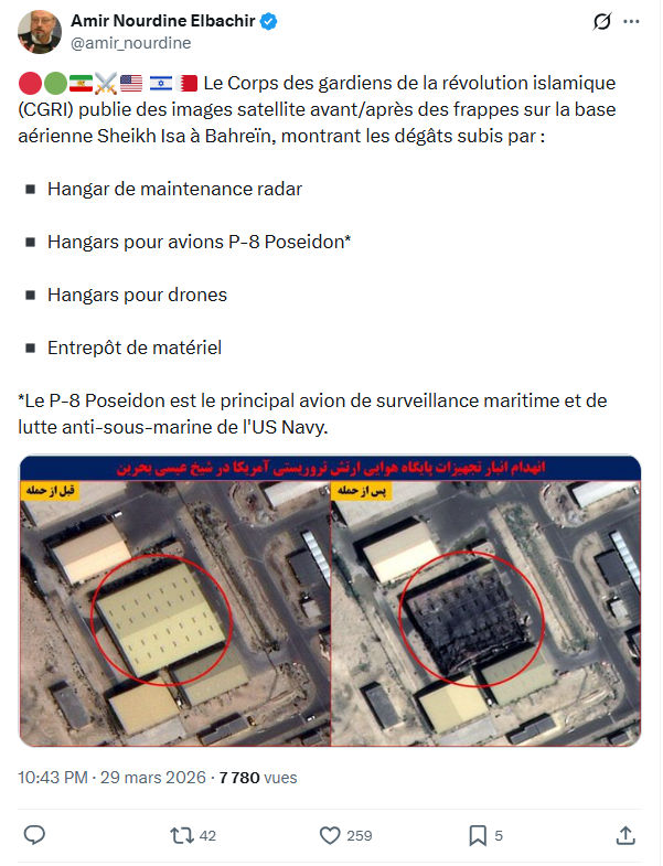 Amir Nourdine Elbachir: Le Corps des gardiens de la révolution islamique…