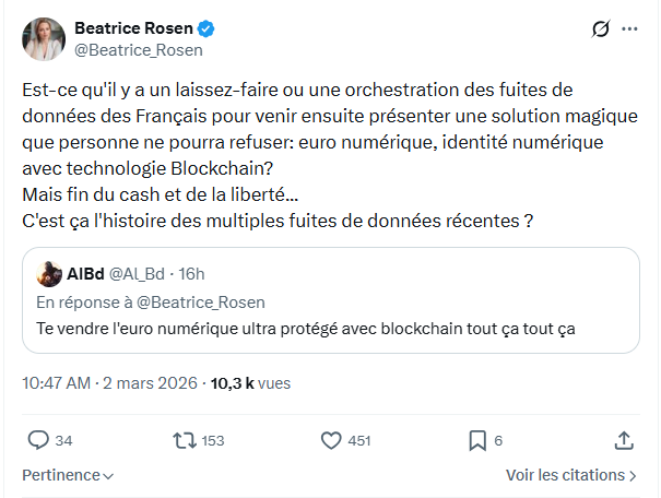 Béatrice Rosen: Est-ce qu'il y a un laissez-faire ou une orchestration...