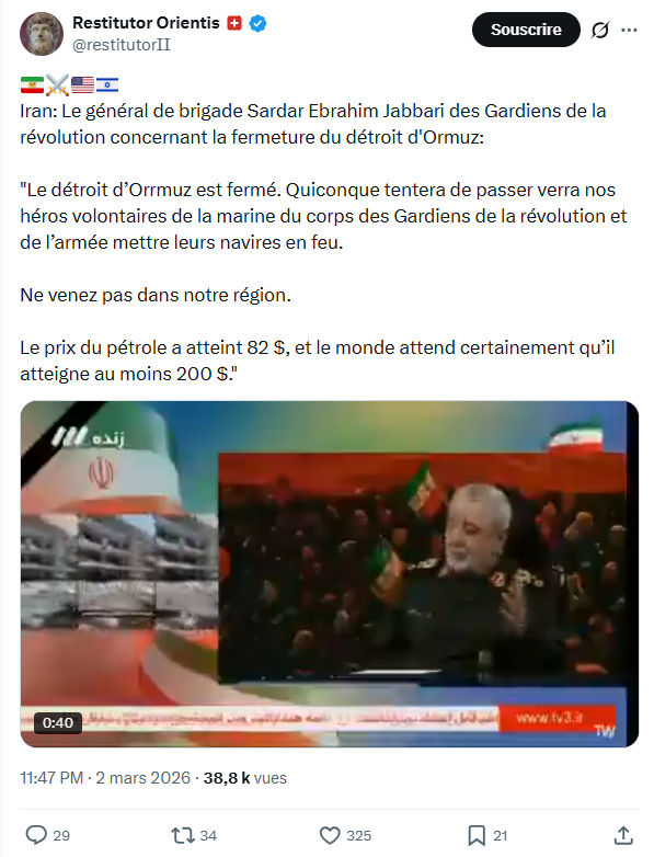 Restitutor Orientis: Iran: Le général de brigade Sardar Ebrahim Jabbari...