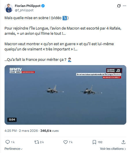 Florian Philippot: Mais quelle mise en scène...