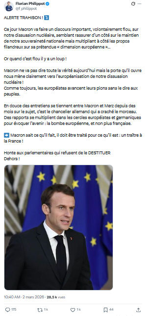 Florian Philippot: ALERTE TRAHISON...
