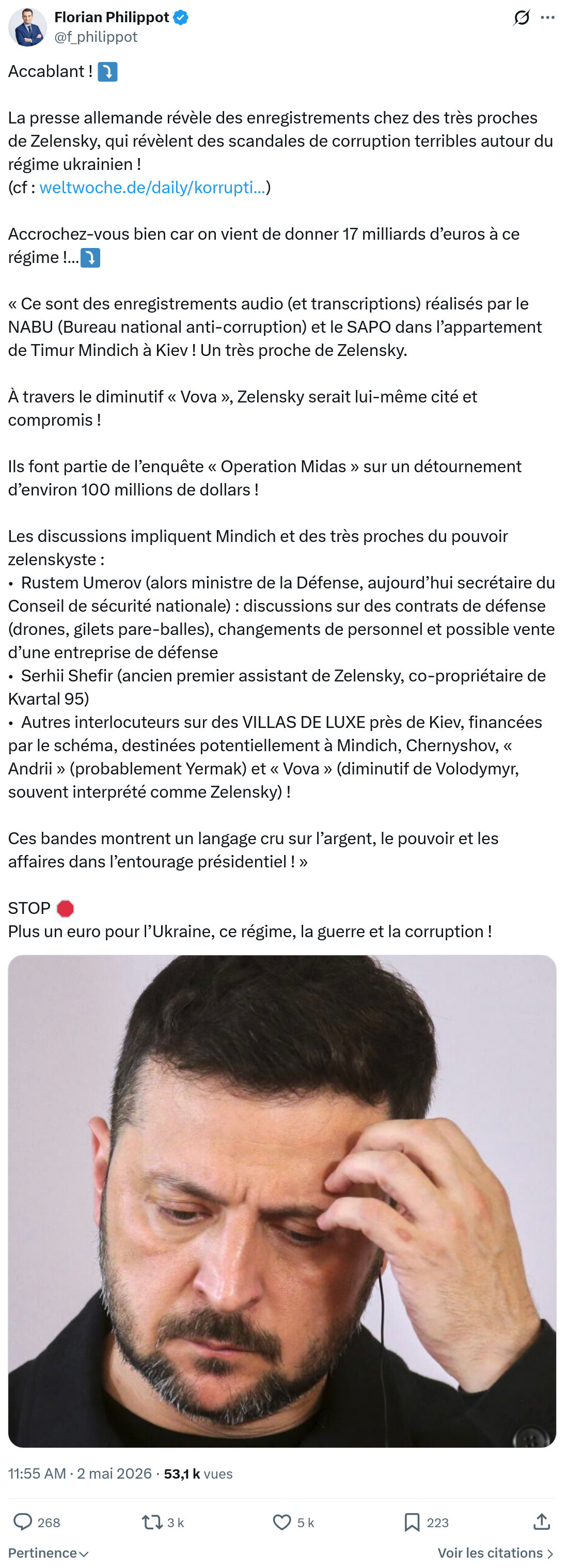 Florian Philippot: Accablant ! …