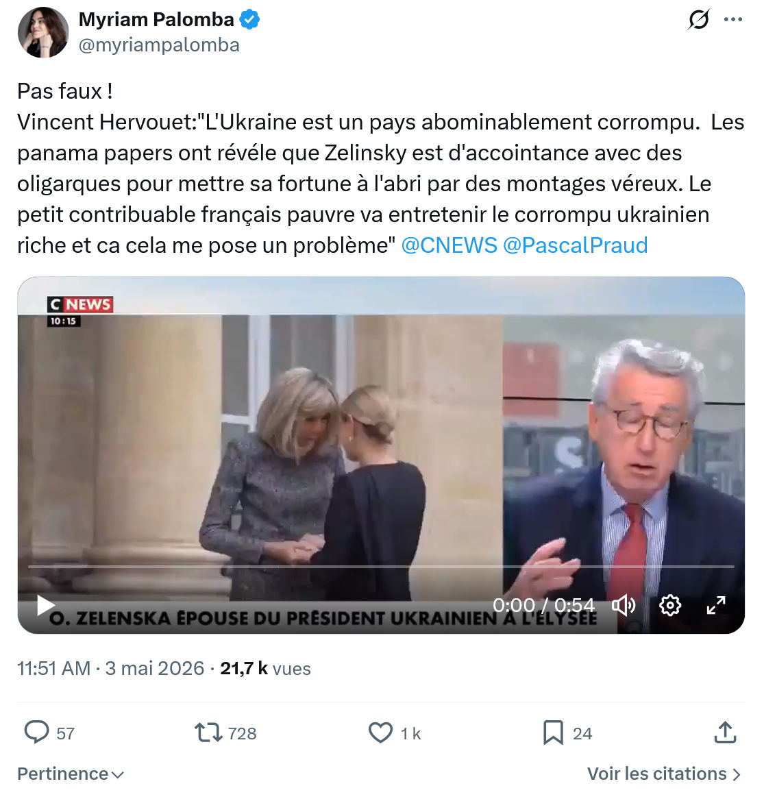 Myriam Palomba: Pas faux!…