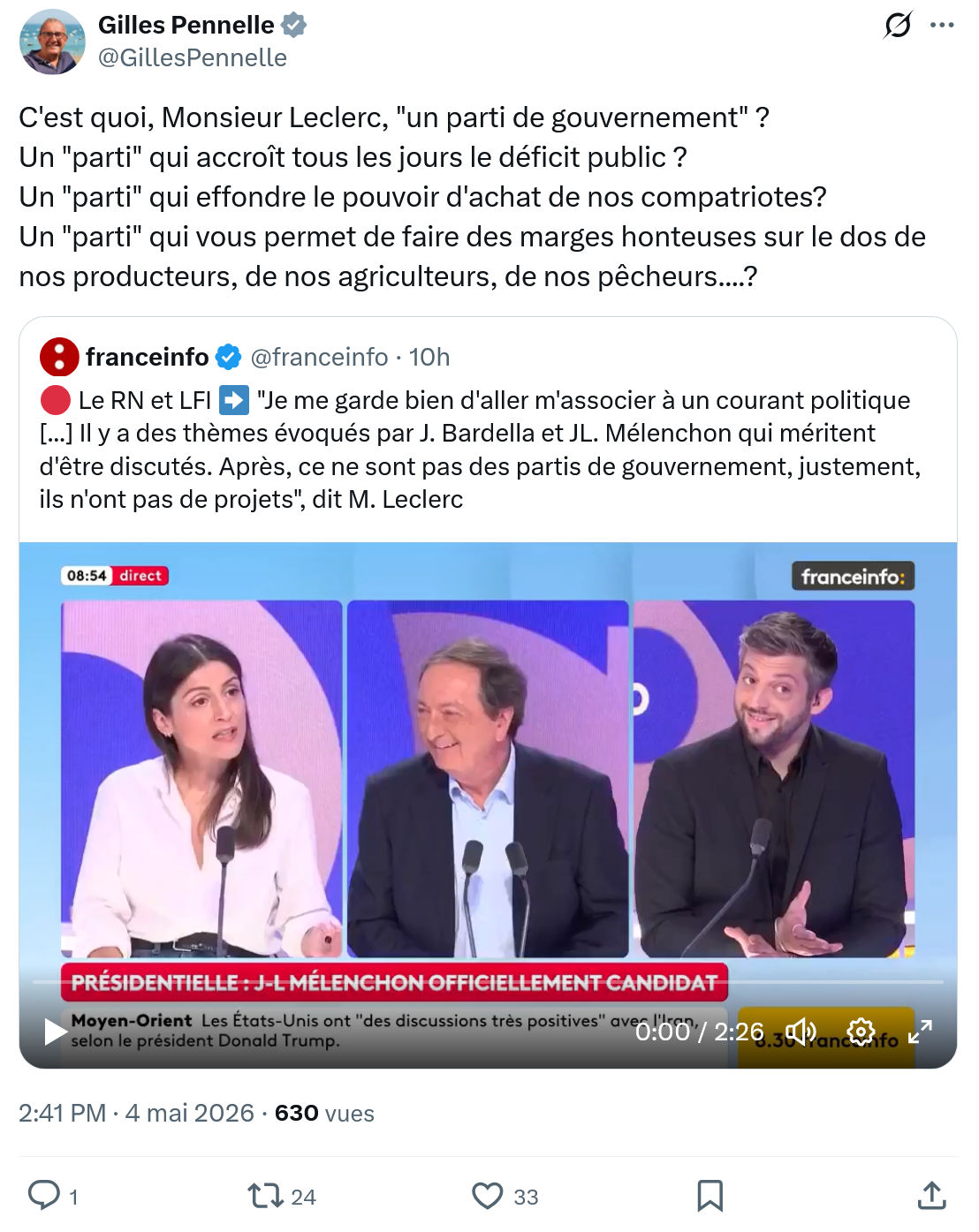Gilles Pennelle: C'est quoi, Monsieur Leclerc…