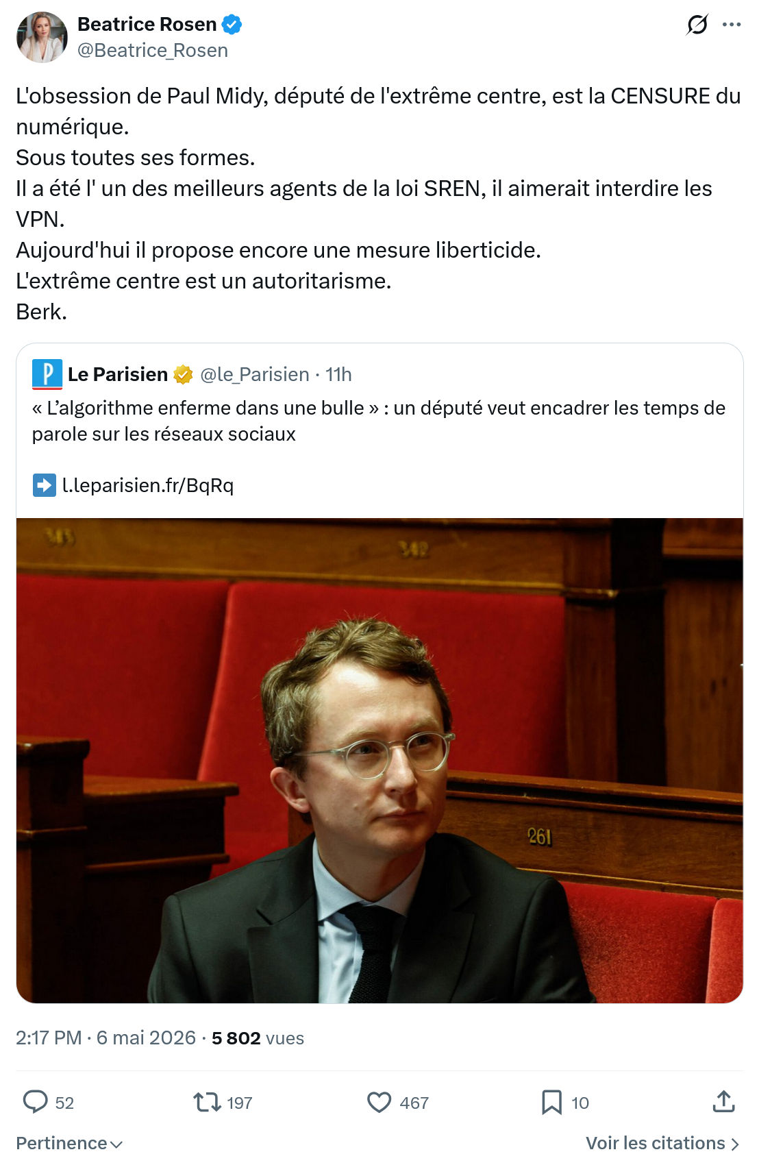 Béatrice Rosen: L'obsession de Paul Midy…