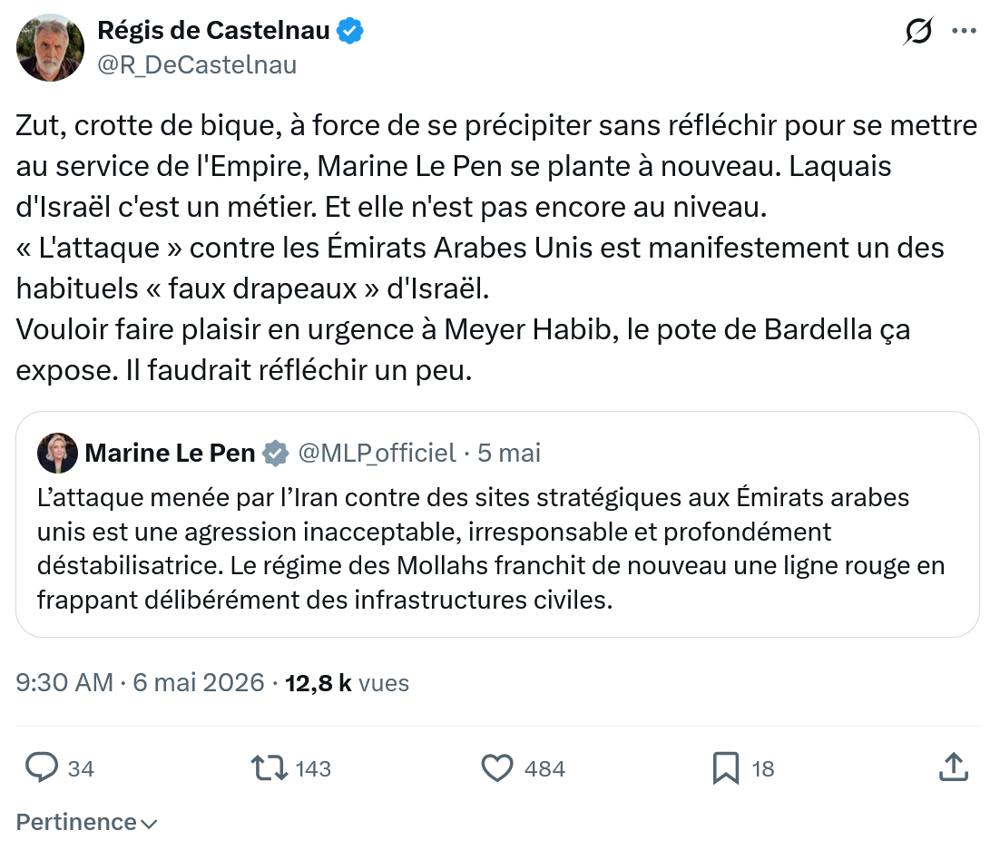 Régis de Castelnau: …