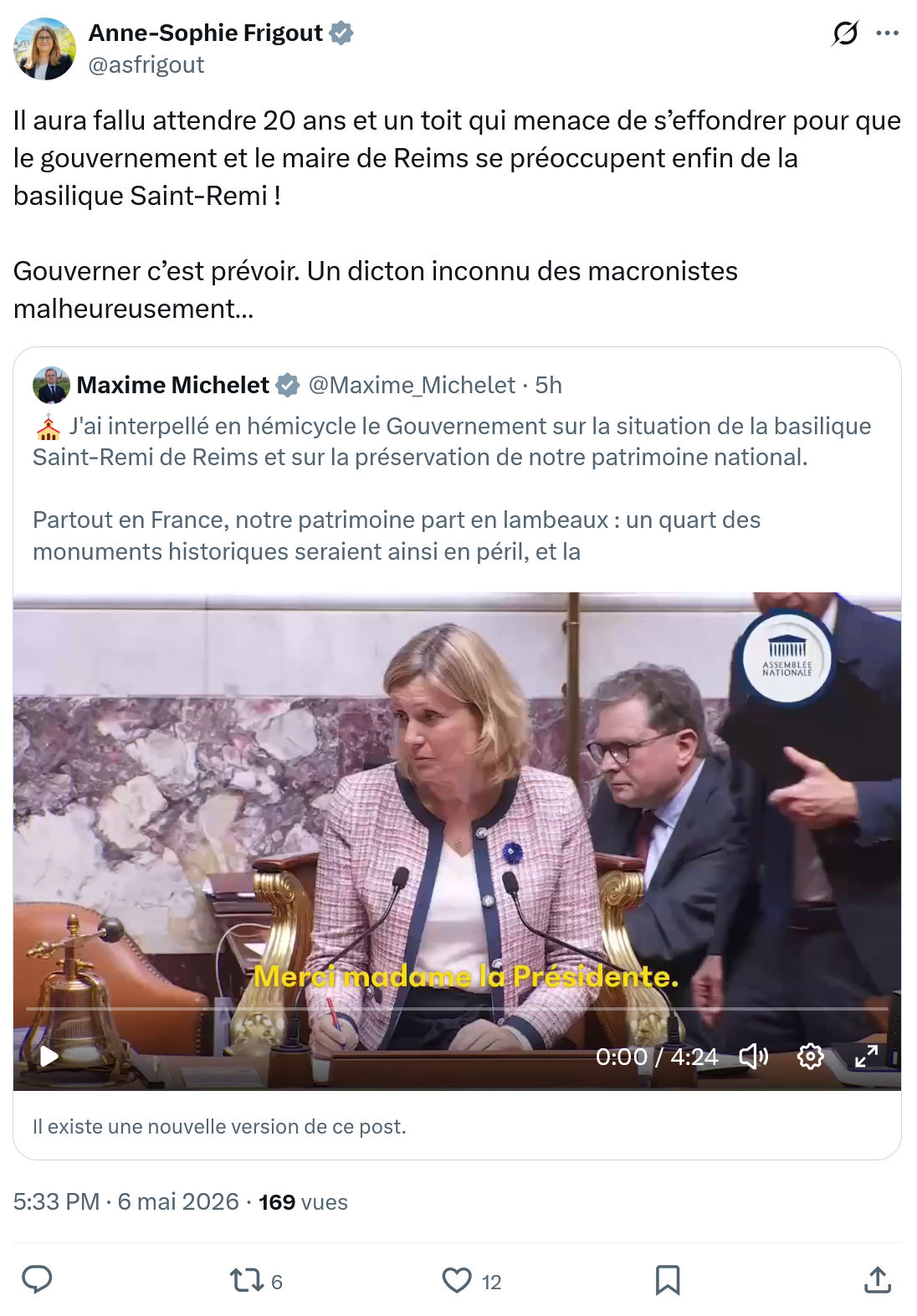 Anne-Sophie Frigout: Il aura fallu attendre 20 ans…