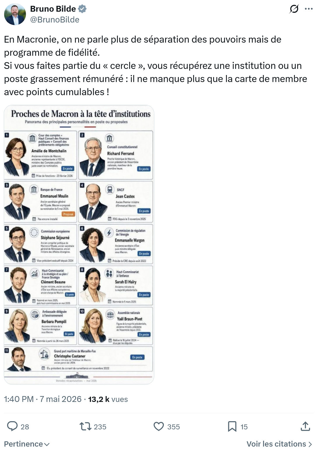 Bruno Bilde: En Macronie, on ne parle...