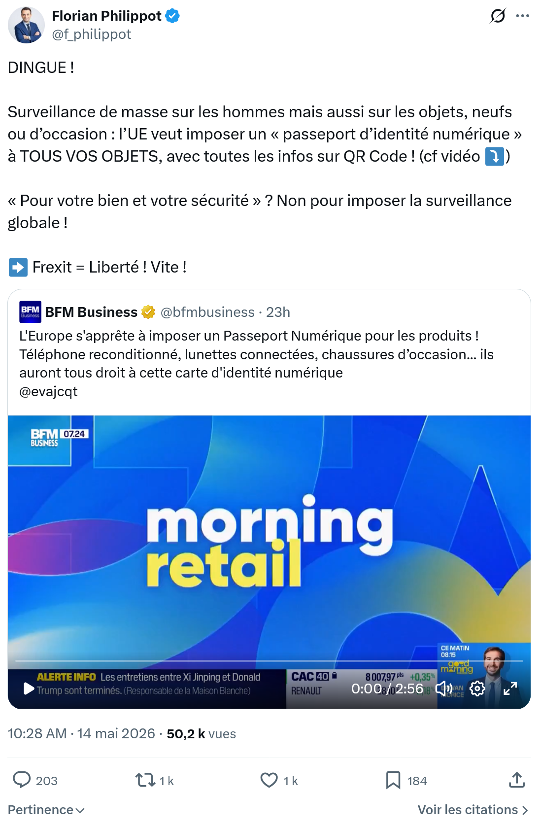 Florian Philippot: DINGUE !…
