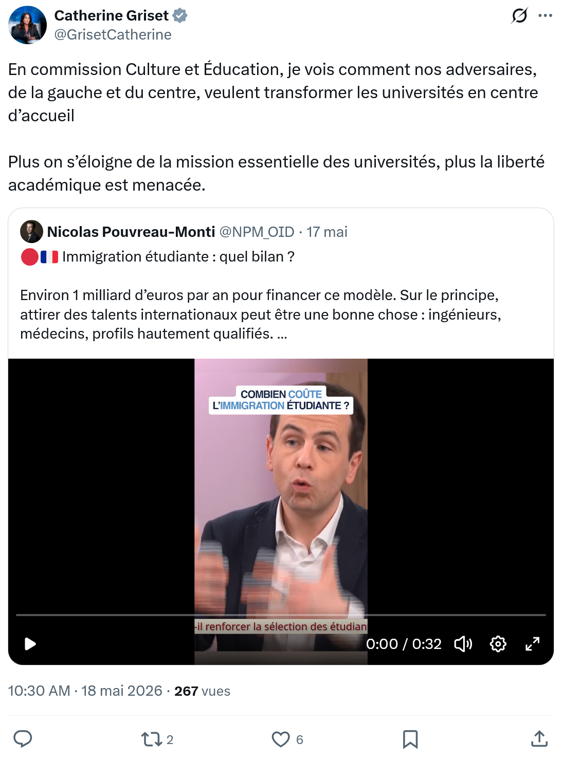 Catherine Griset: En commission Culture et Éducation…