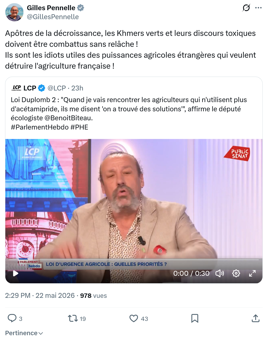 Gilles Pennelle: Apôtres de la décroissance…