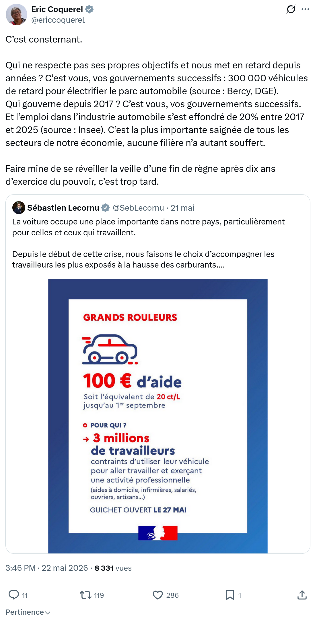 Eric Coquerel: C’est consternant…