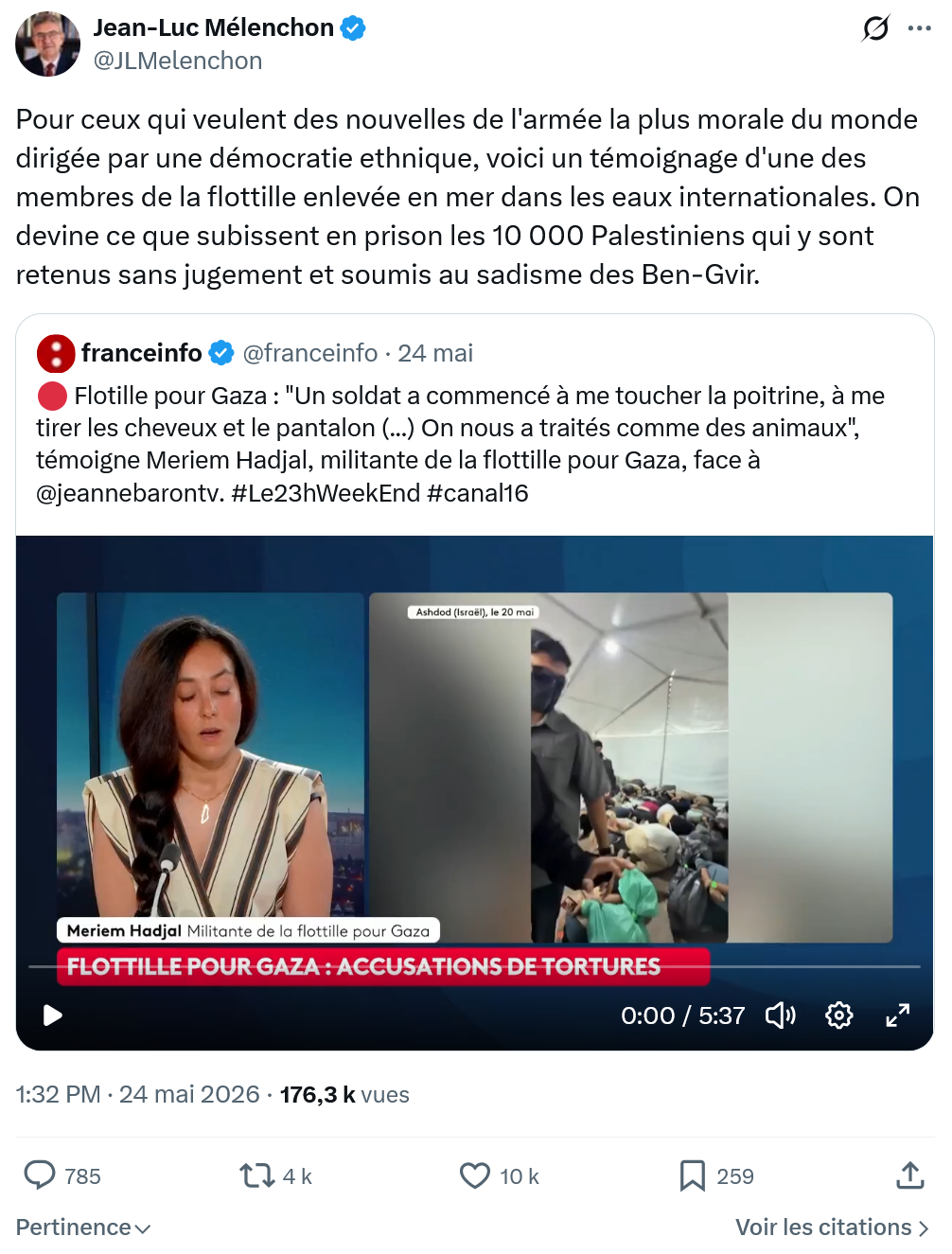 Jean-Luc Mélenchon: Pour ceux qui veulent des nouvelles…