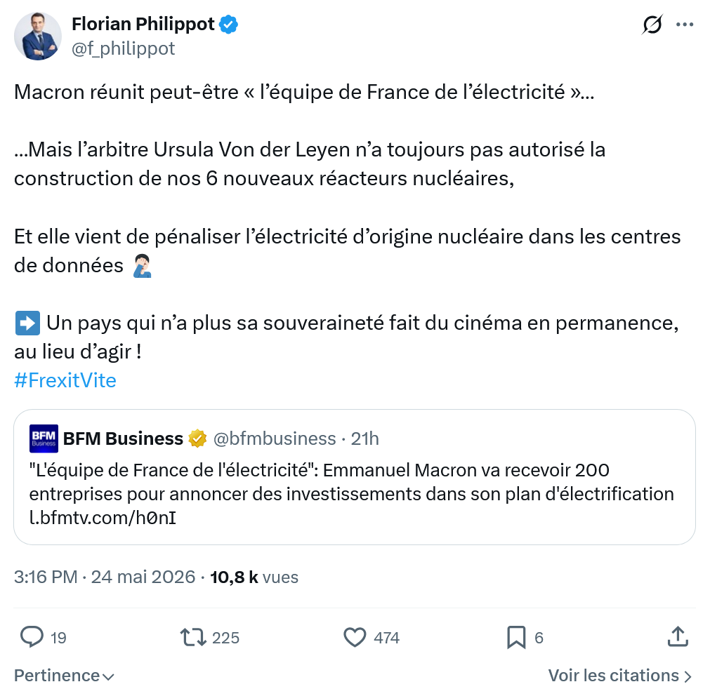Florian Philippot: Macron réunit peut-être…