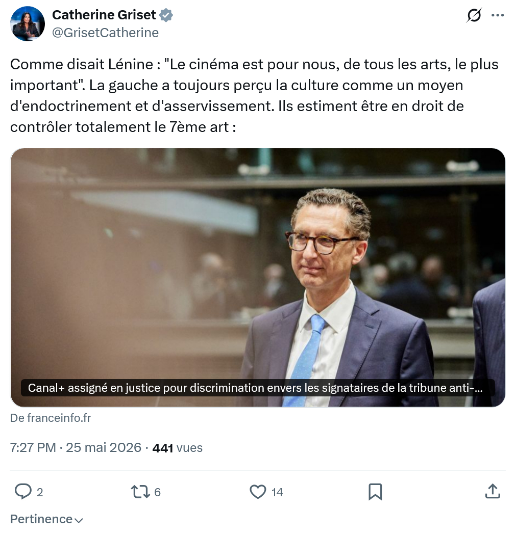 Catherine Griset: Comme disait Lénine…